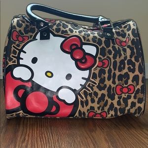 EUC Sanrio Hello Kitty Cheetah Purse!